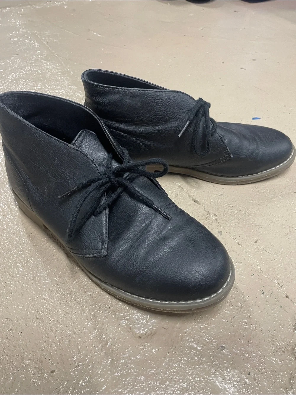 Boys Black Shoes Boots